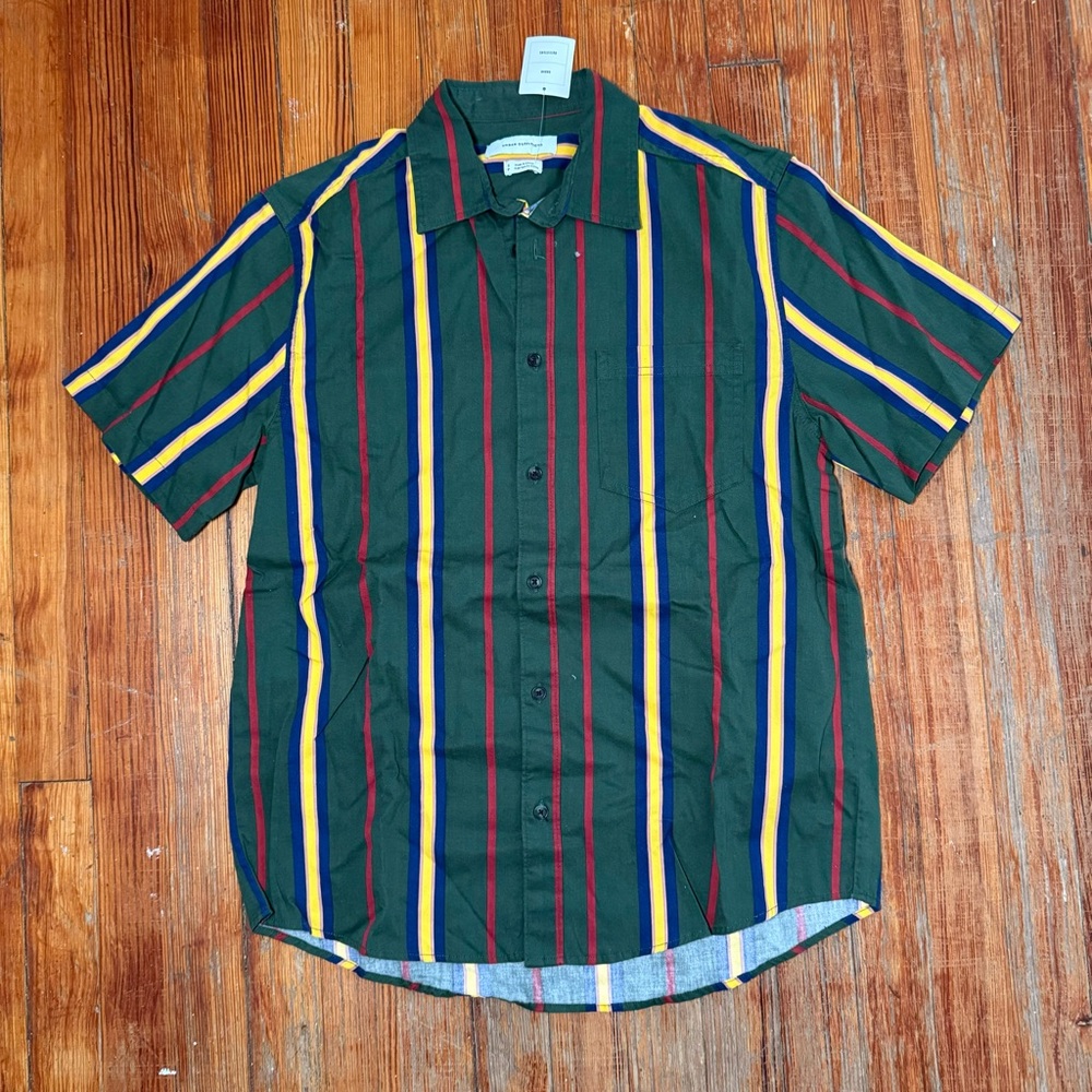 Urban Outfitters Striped Short Sleeve Shirt
